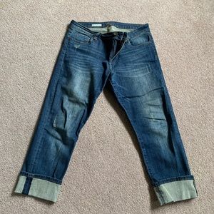 Denim boyfriend jeans